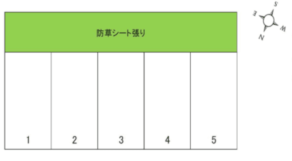 土橋Mパークの駐車配置図