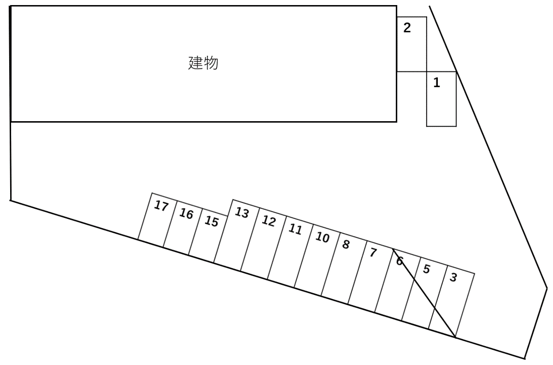 Ａｐｐｌａｕｓｅの駐車配置図