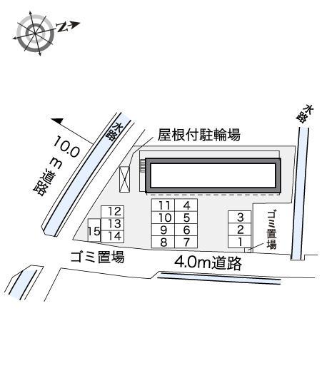 元上(32466)の駐車配置図