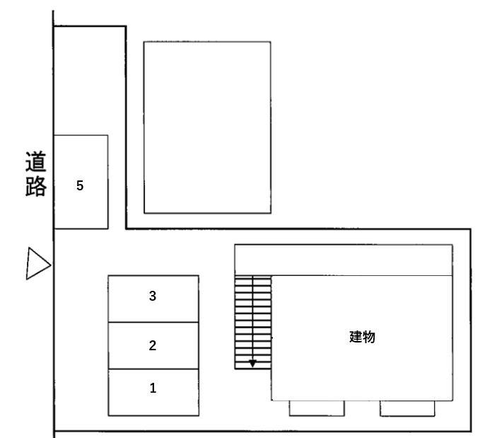 メゾンＤｅグレイスの駐車配置図