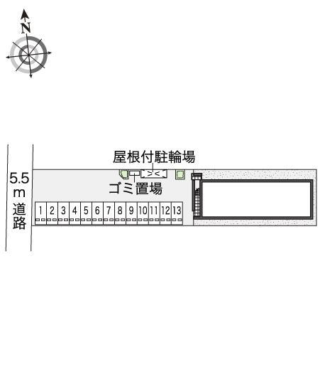 高伸(46964)の駐車配置図