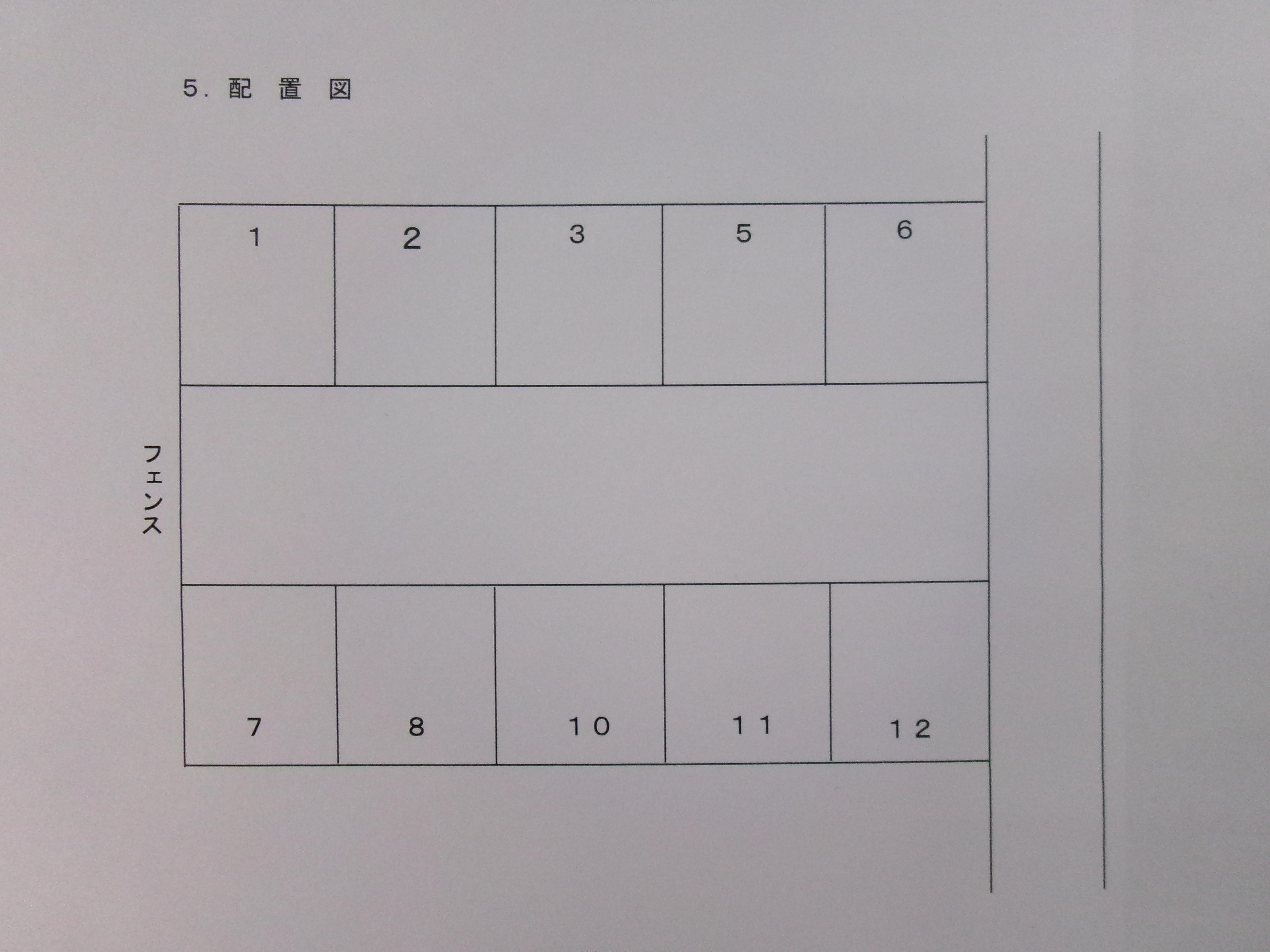 JA国立－６１の駐車配置図