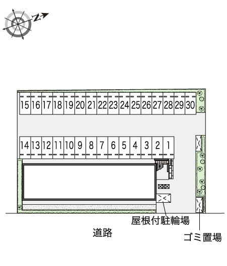 ＨＡＲＡＤＡ(42821)の駐車配置図