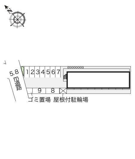 財部(17009)の駐車配置図