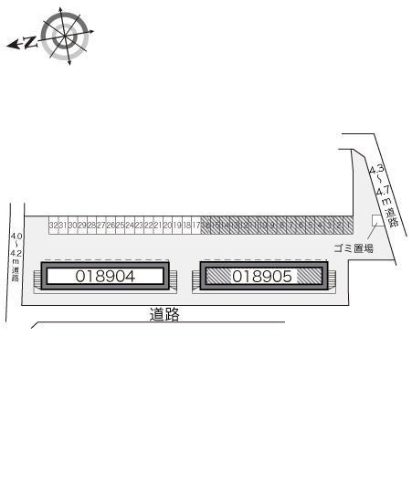 プルメリアB(18905)（月極駐車場） 鳥取県鳥取市田園町四丁目157（PK000095940） 屋根（なし） 平置き（舗装【あり】）詳細