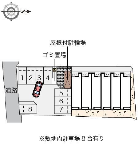 クレイノ黒川(57326)の駐車配置図