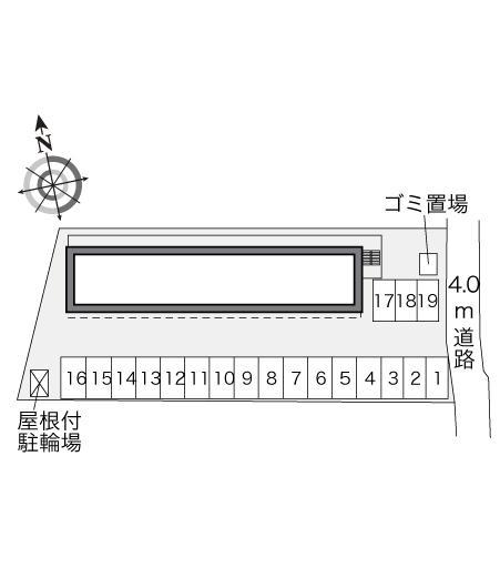 牛島本町(31996)の駐車配置図