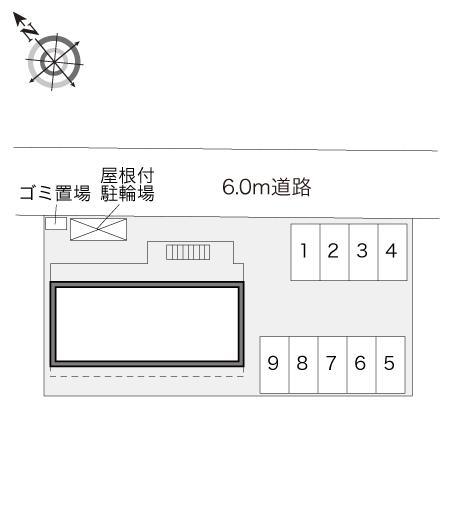 シャンテ高宮(31257)の駐車配置図