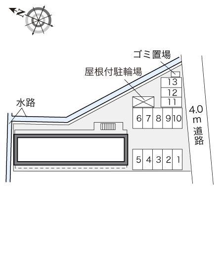 Ｅａｓｔ(29064)の駐車配置図