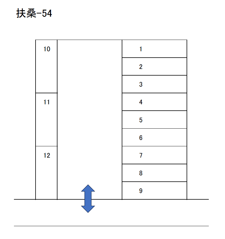 扶桑-54の駐車配置図