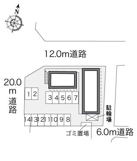 Ｓｕｎ　ｆｌｏｗｅｒ(23598)の駐車配置図