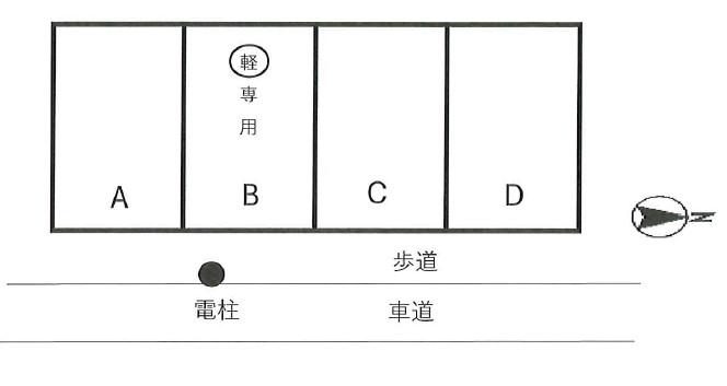 伊澤駐車場の駐車配置図