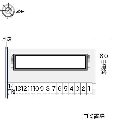シャーローム(12039)の駐車配置図