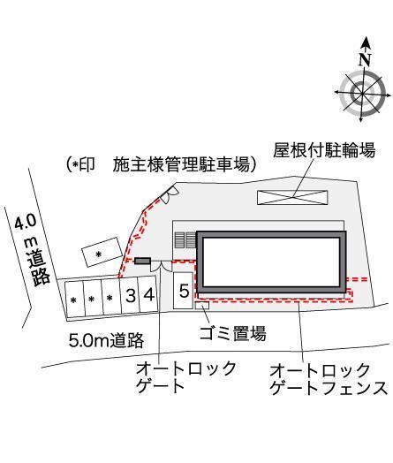 カサデルソルⅢ(36149)の駐車配置図