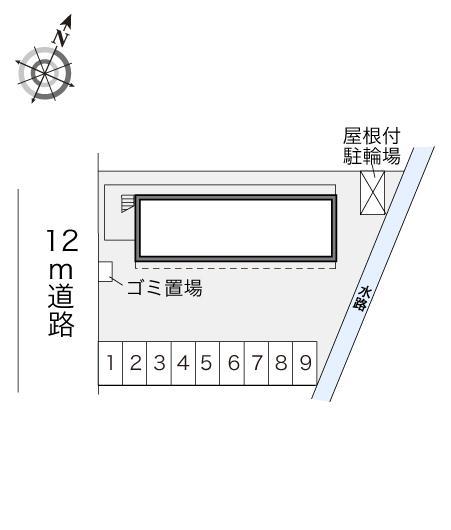フローラⅠ(15027)の駐車配置図