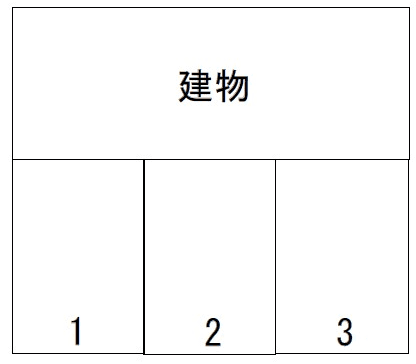 渋木駐車場の駐車配置図