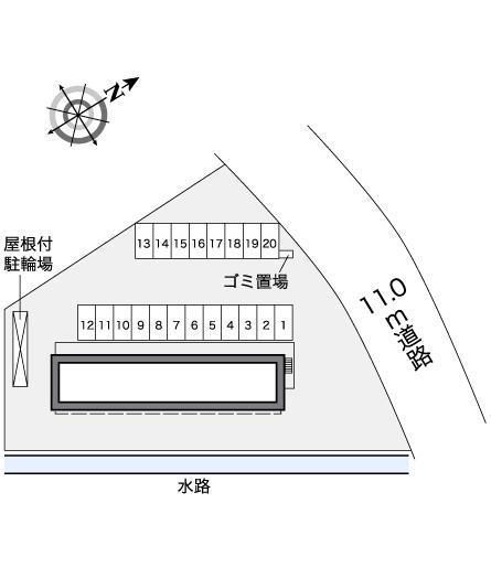 プレスト(25193)の駐車配置図