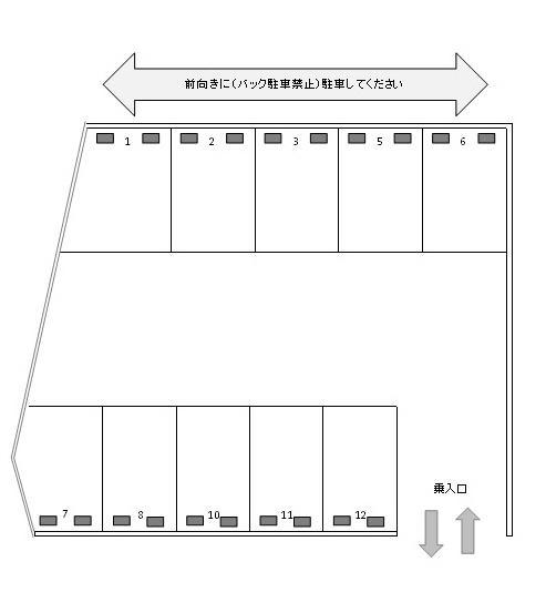 J-762の駐車配置図