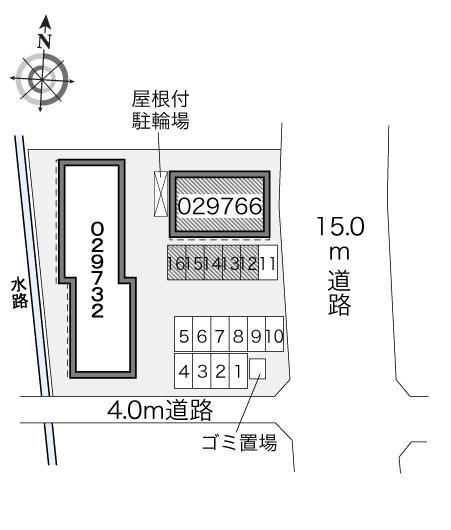 ラ　ルーナＢ(29766)の駐車配置図