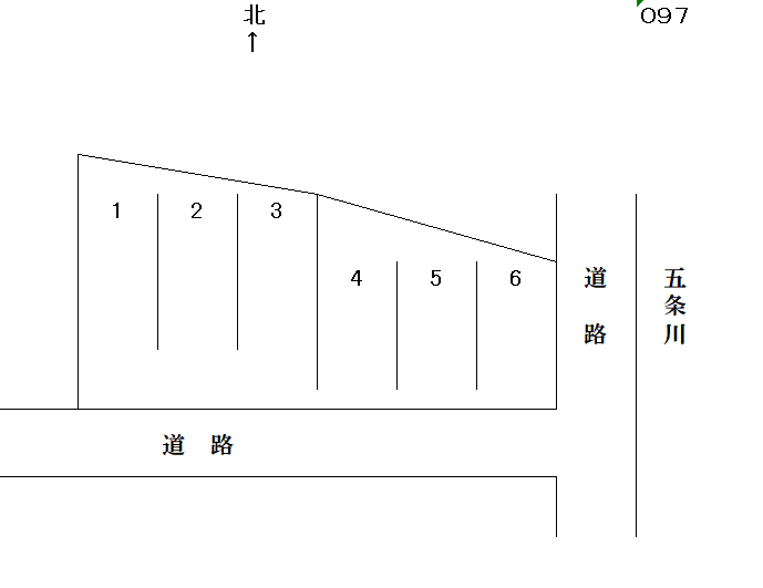 岩倉－97の駐車配置図