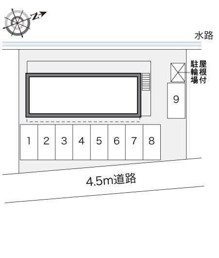 ルート向山(30898)の駐車配置図
