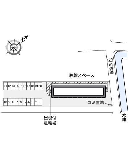 こころ(26238)の駐車配置図