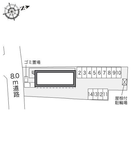 雅野　弍(33465)の駐車配置図
