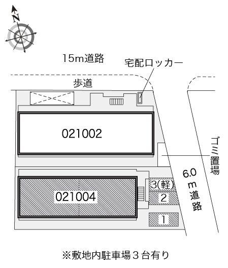 ネイバーズＳ(21004)の駐車配置図