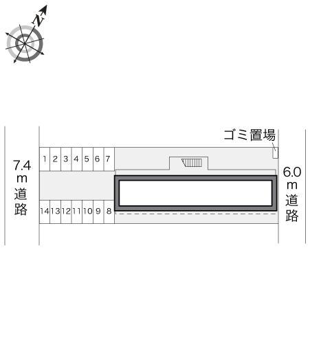 あさひ(19092)の駐車配置図