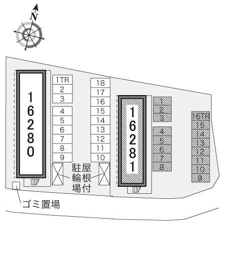 若宮北(16281)の駐車配置図