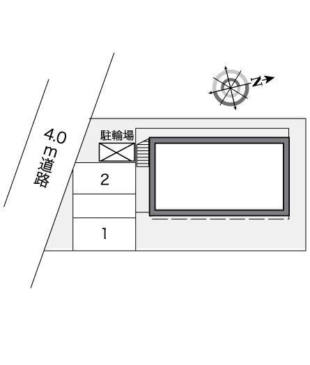 シャルマンⅡ(25364)の駐車配置図