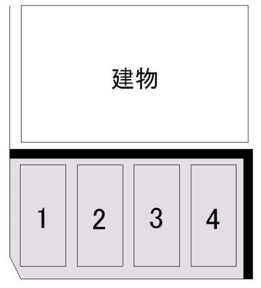 幡ヶ谷駐車場の駐車配置図