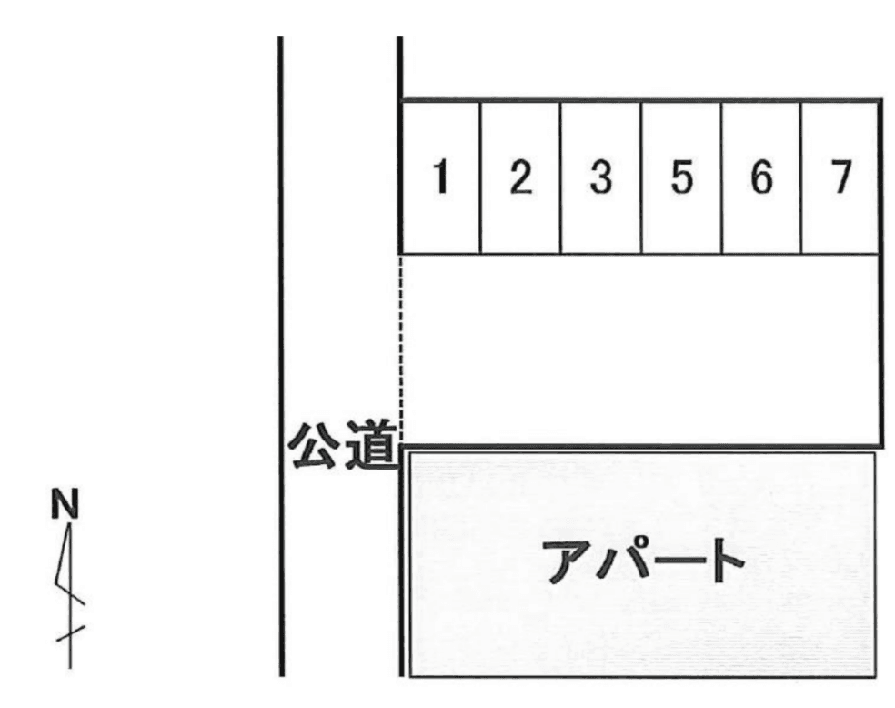 Ｓ・Ｔ駐車場の駐車配置図