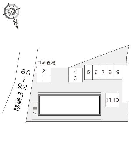 Ｐｅａｒ．Ⅲ(18140)の駐車配置図