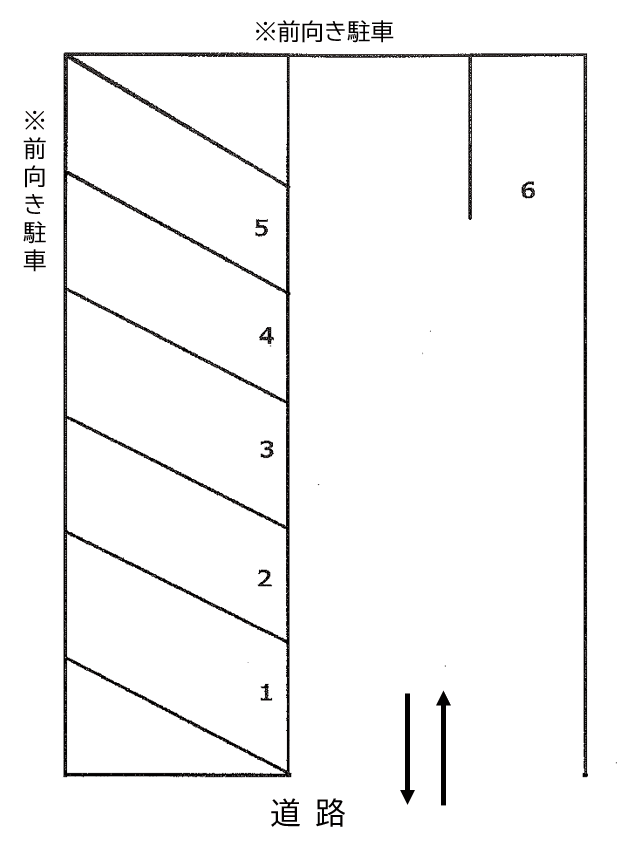 P267の駐車配置図