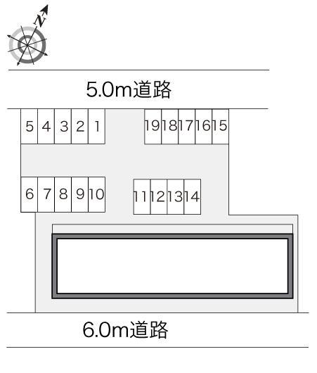 ＹＡＭＯＴＯ(21799)の駐車配置図