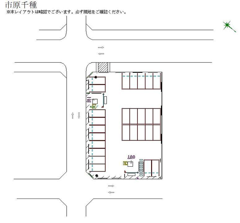 市原千種の駐車配置図