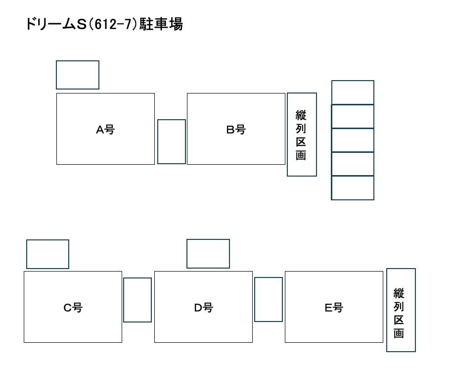 ドリームＳ（612-7）の駐車配置図