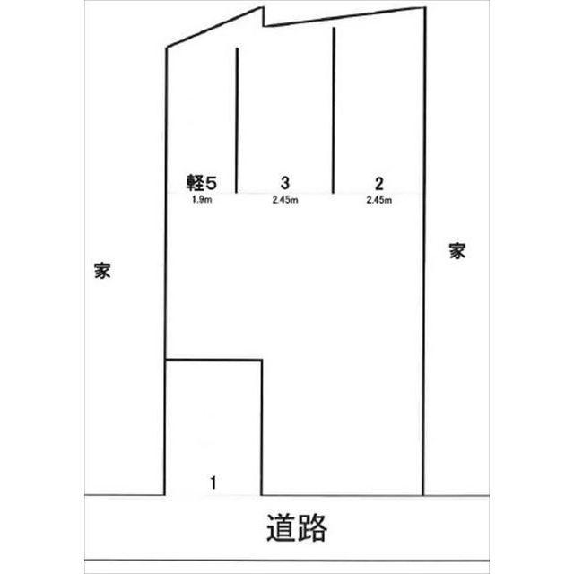 ひろ駐車場の駐車配置図