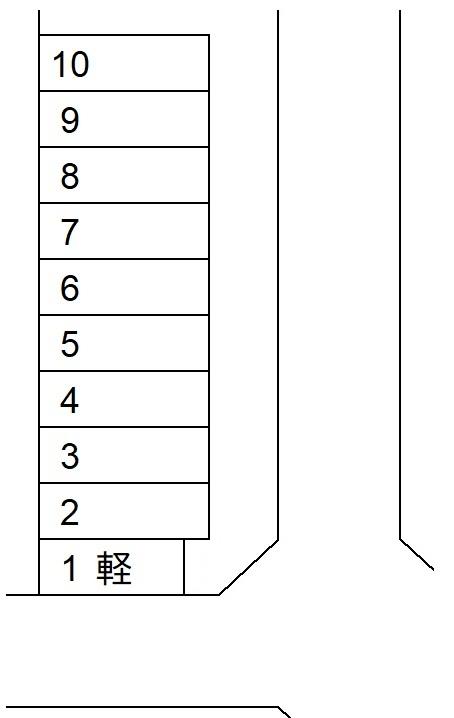 井上三郎(3丁目)駐車場の駐車配置図