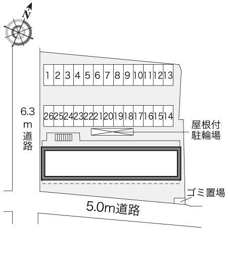 大和(32779)の駐車配置図