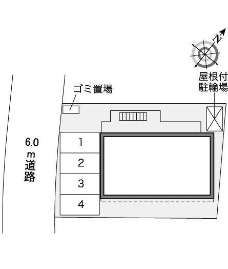 桜ヶ丘(35313)の駐車配置図