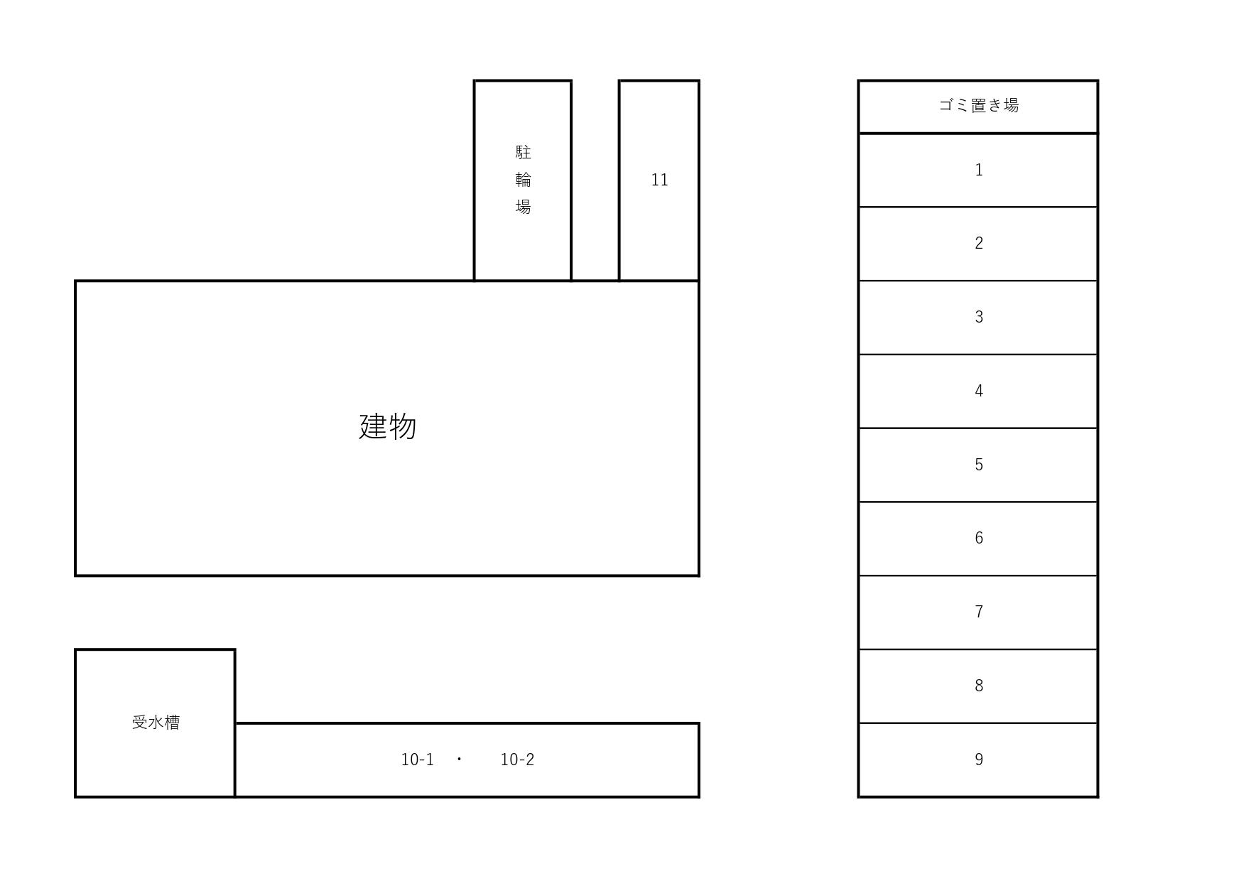 60510ｸﾞﾗｼｱの駐車配置図