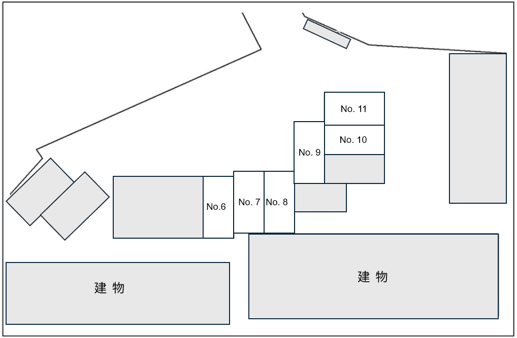 渕上駐車場の駐車配置図