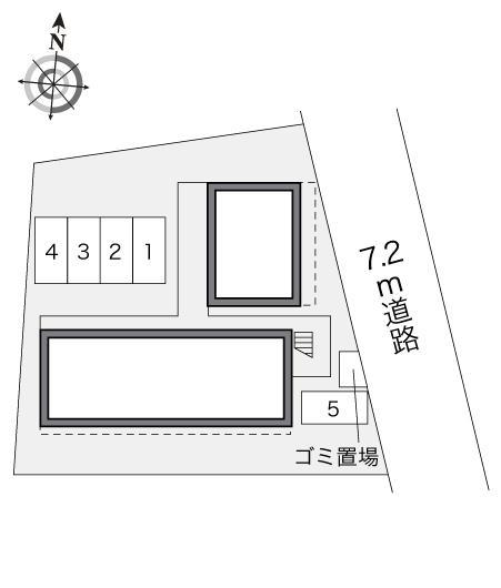 ピースアベニュー(22561)の駐車配置図