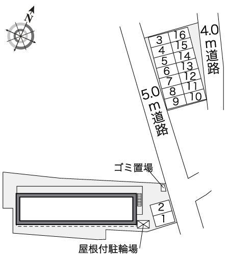 プリマチッタ(41119)の駐車配置図