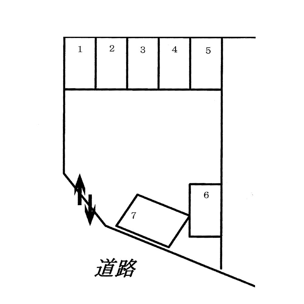 ワールドパーキングの駐車配置図