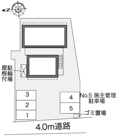 コンフォート明石(30302)の駐車配置図