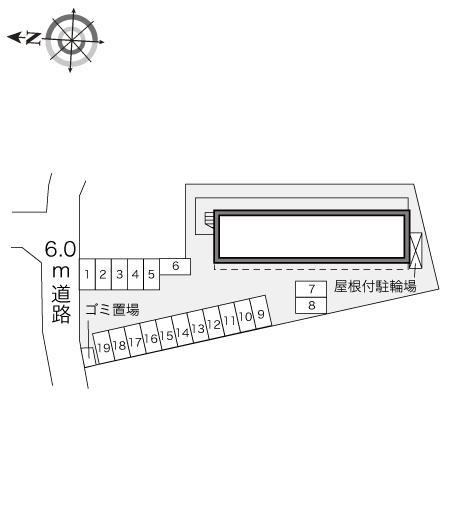 エムズ(23460)の駐車配置図