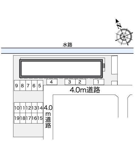 ナンキハイムⅡ(25356)の駐車配置図